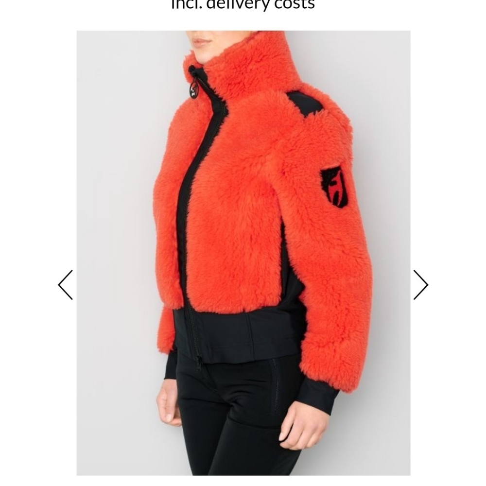 Toni Sailer Fire 🔥 Orange & Black coat